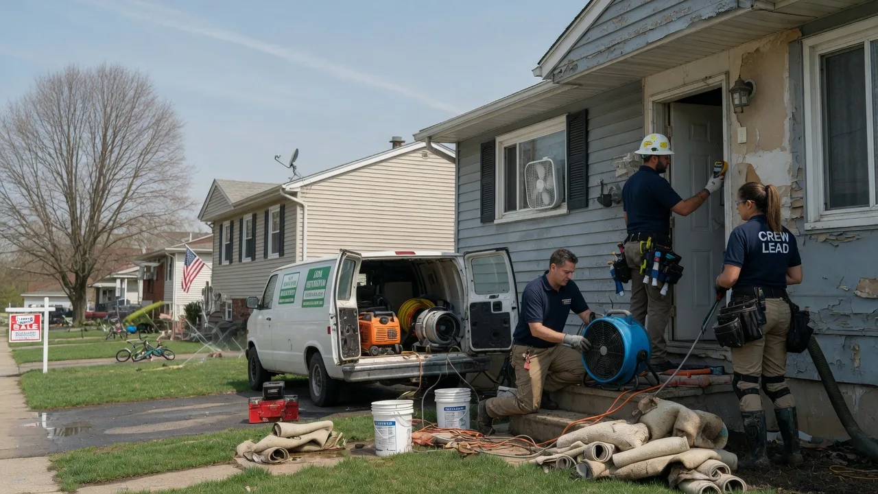 Flood Cleanup in Manderson, SD near me